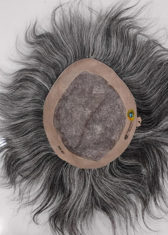 Salt And Pepper Hair Patch For Men