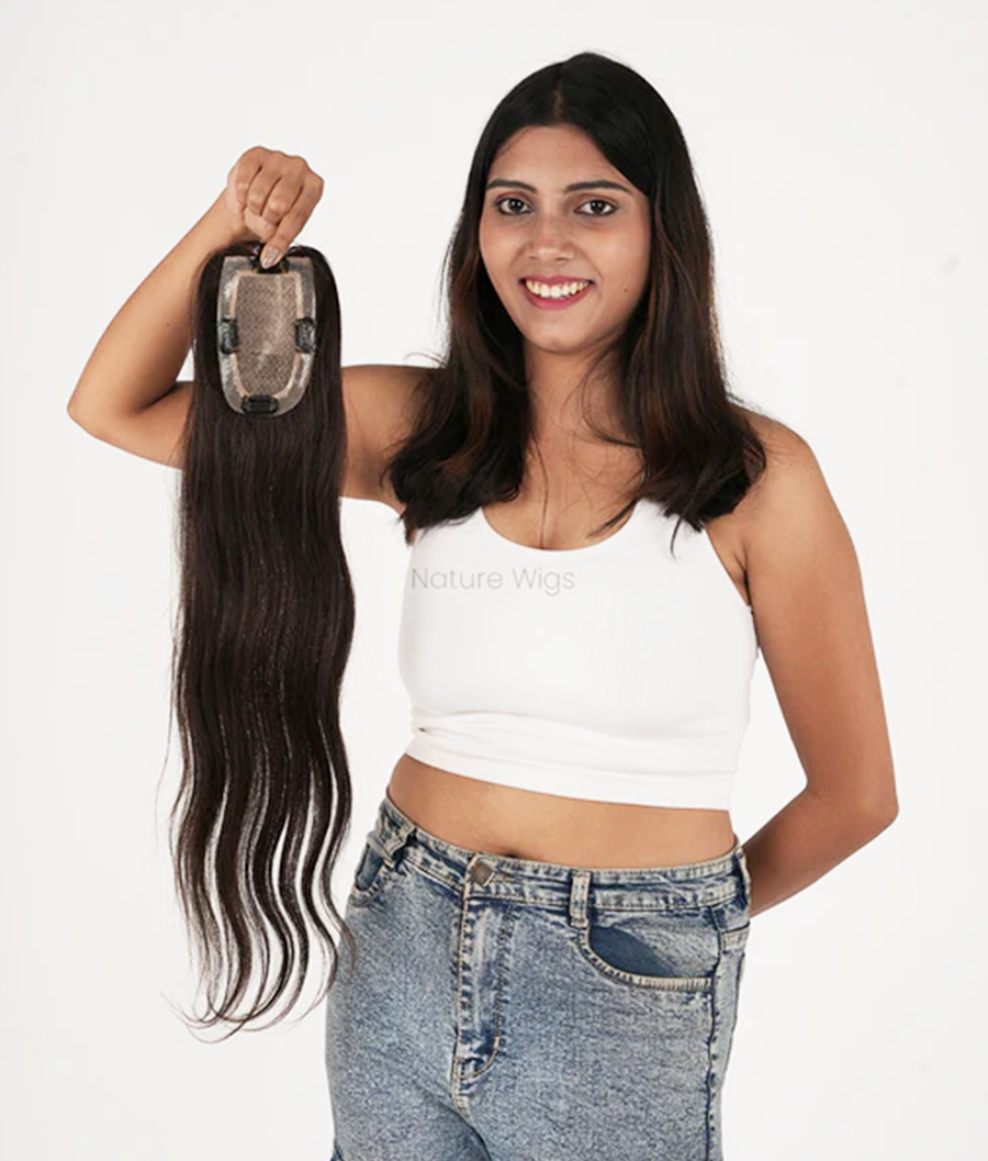 3/5 Silk Base Hair Topper