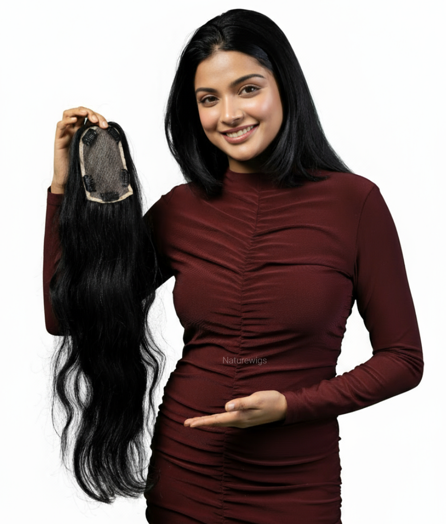 3/5 Silk Base Hair Topper