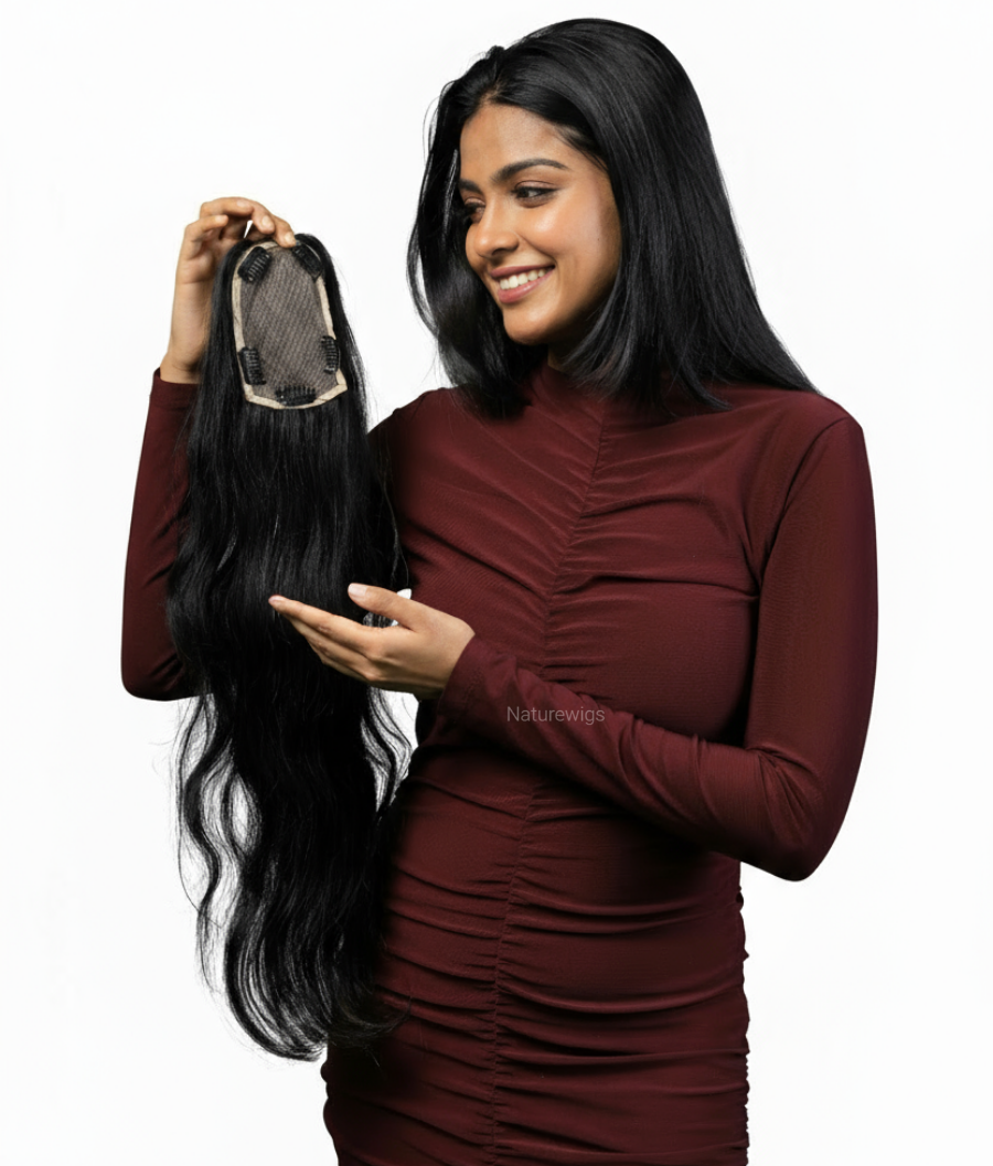 3/5 Silk Base Hair Topper
