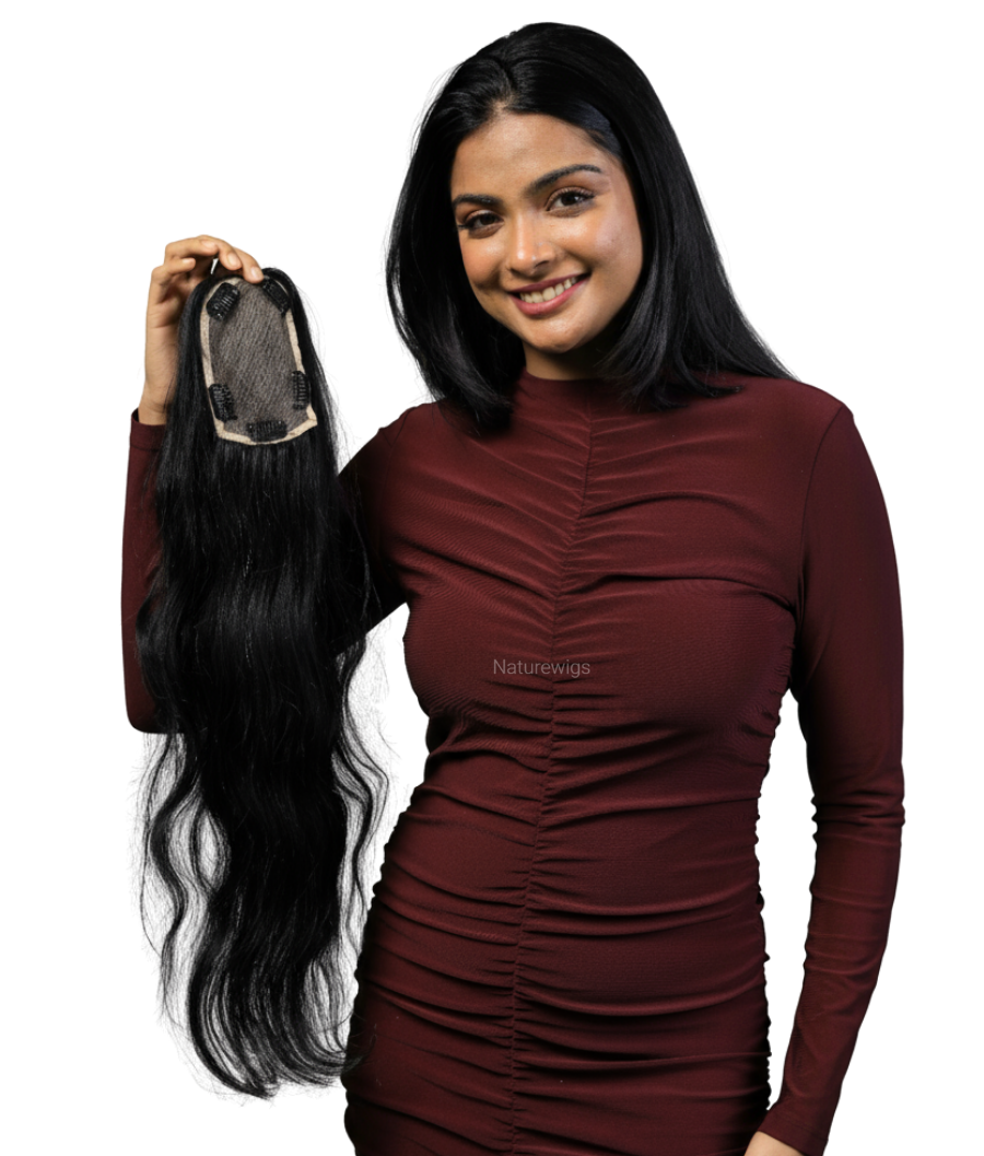 3/5 Silk Base Hair Topper