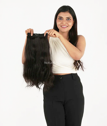 4 Clip In Set Volumizer | 100% Human Hair Extension