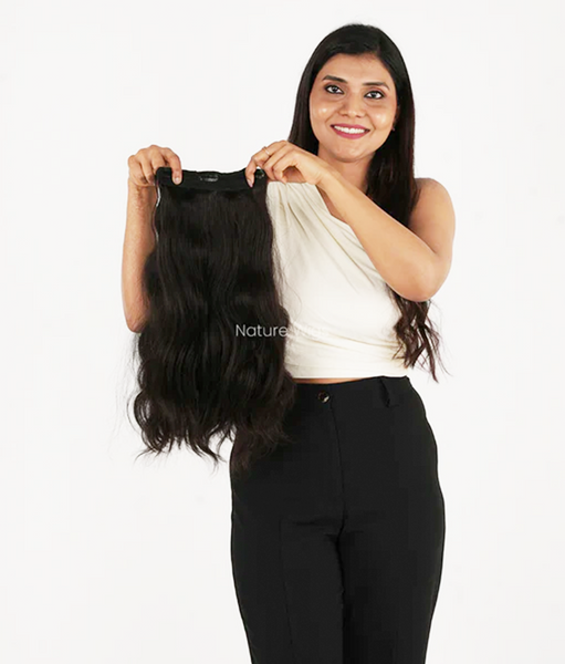 4 Clip In Set Volumizer | 100% Human Hair Extension
