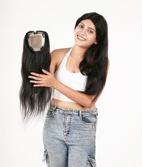 5/6 Silk Base Hair Topper