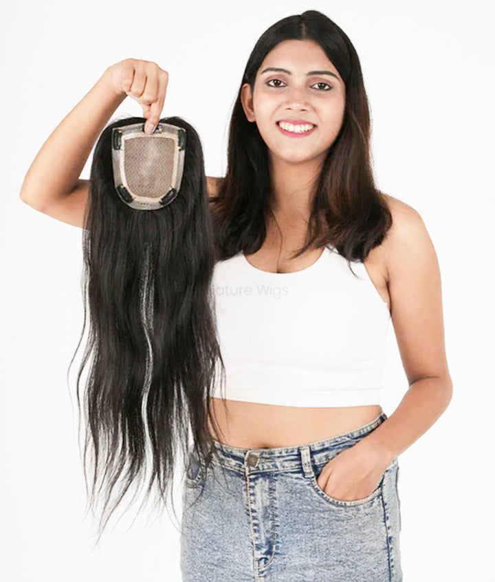 5/6 Silk Base Hair Topper
