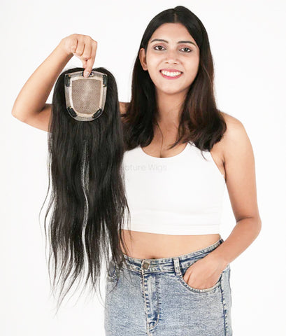 5/6 Silk Base Hair Topper