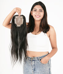 5/6 Silk Base Hair Topper