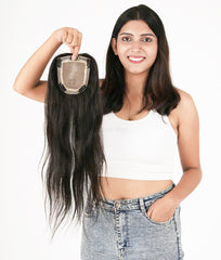 5/6 Silk Base Hair Topper