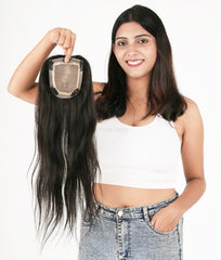5/6 Silk Base Hair Topper