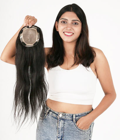 5/6 Silk Base Hair Topper