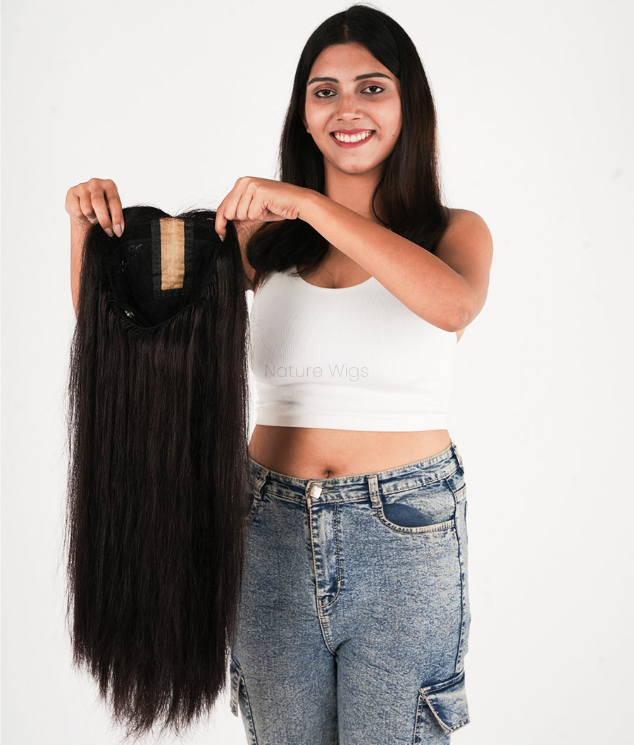Chemo Wig - Fixed Middle Partition Hair Wig