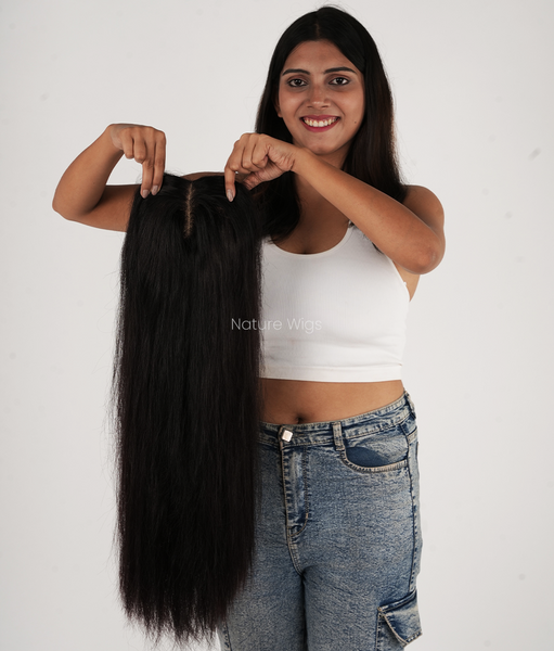 Chemo Wig - Fixed Middle Partition Hair Wig