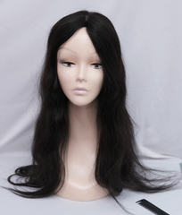 Full Head Natural Hair Wig For Women - Medium Length