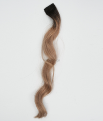 Medium Brown Colored Hair Streaks | Clip in Hair Streaks