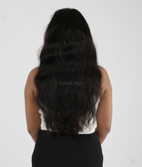 Full Head Natural Hair Wig For Women - Long Length