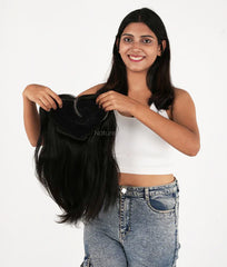 Full Head Fixed Middle Partition Wig For Women | 100% Human Hair Wig