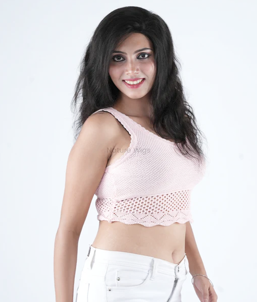 Full Head Natural Hair Wig For Women -  Short Length