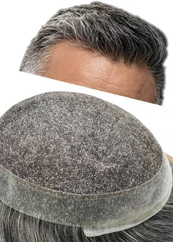 Salt And Pepper Hair Patch For Men