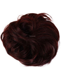 Messy Bun Scrunchies Burgundy For Style Look
