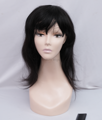 Full Head Natural Hair Wig For Women - Fringe Cut