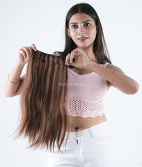 Seamless 4 Clip in Colored Volumizer