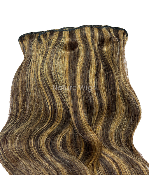 Seamless 4 Clip in Colored Volumizer