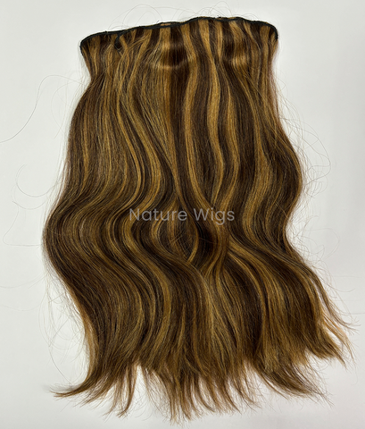 Seamless 4 Clip in Colored Volumizer