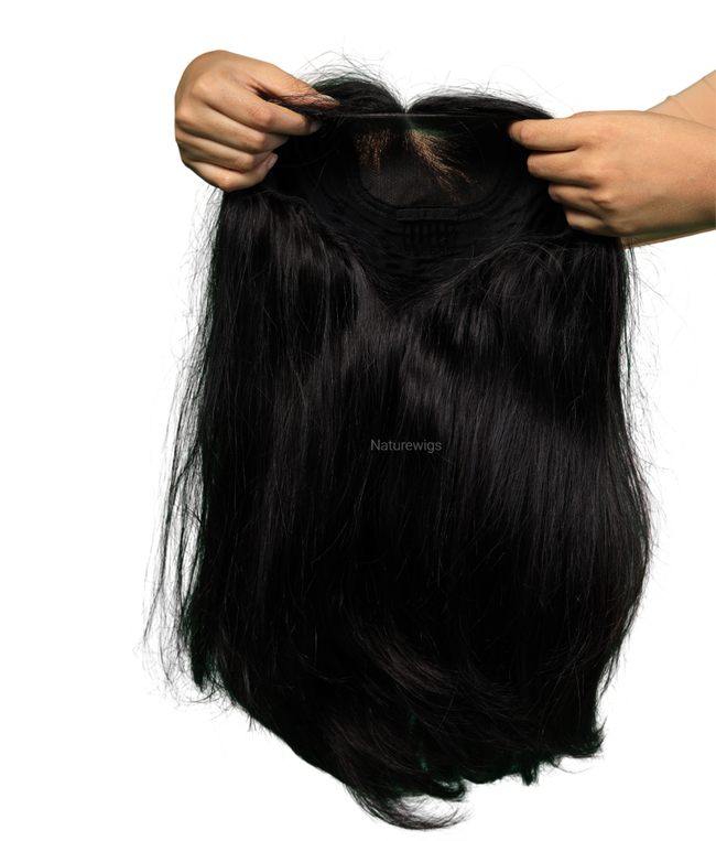 Full Head Fixed Middle Partition Wig For Women | 100% Human Hair Wig