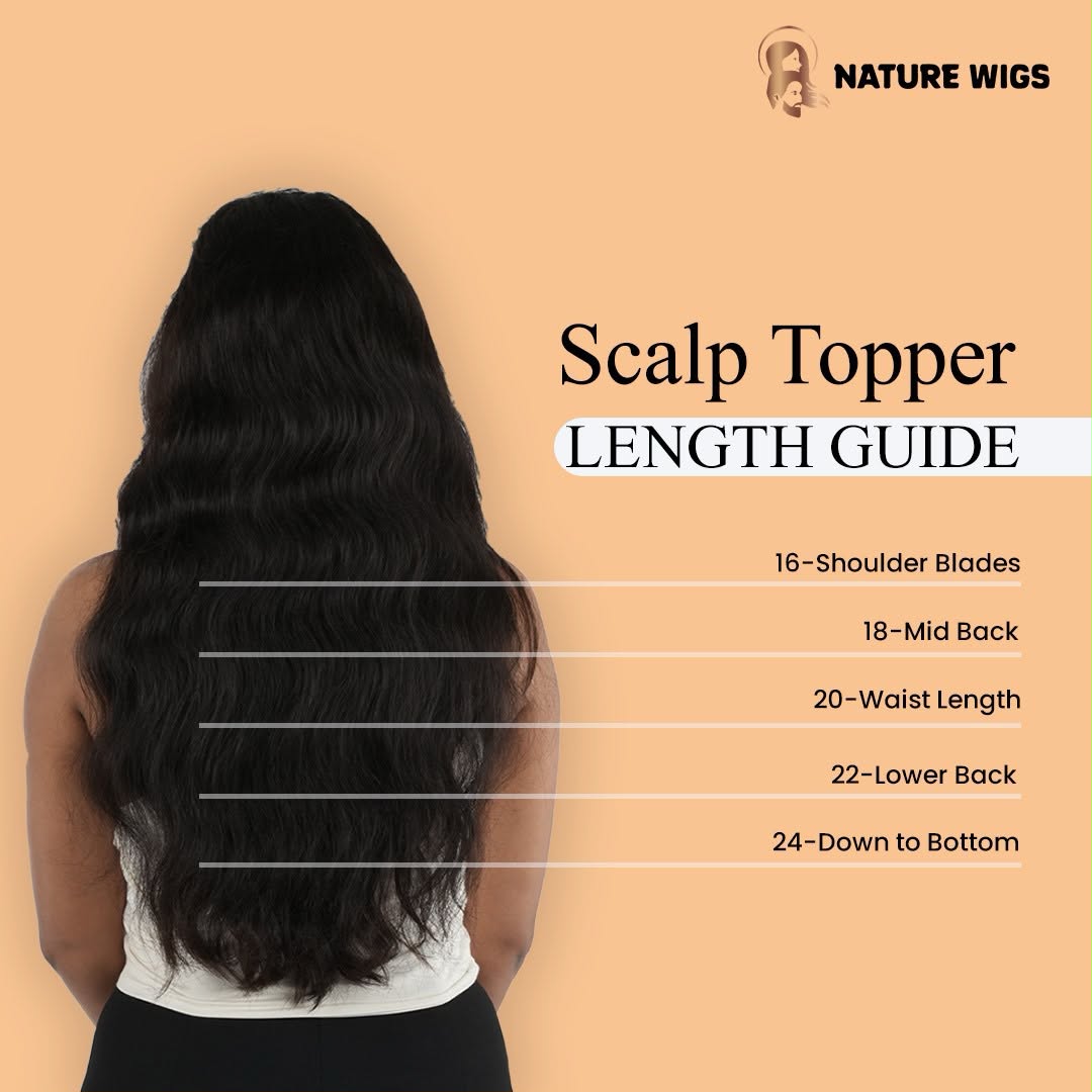 2/3 Silk Base Hair Topper
